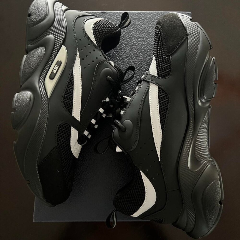 Dior B22 Men's Black Trainers - Picture 3 of 4
